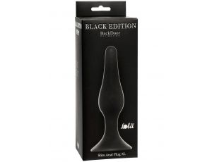 Korek analny Slim XL Lola Toys silikonowy czarny 155 cm
