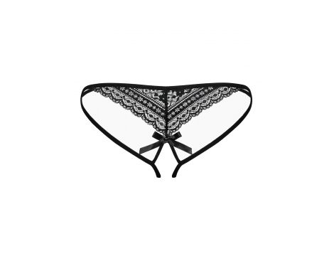 Koronkowe stringi otwarte Picantina Obsessive S/M - 2