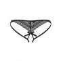 Koronkowe stringi otwarte Picantina Obsessive L/XL - 3