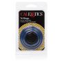 Pierścienie erekcyjne Tri Rings Calexotics silikonowe niebieskie - 2