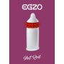 Prezerwatywy z wypustkami Egzo Hot Red czerwone - 3