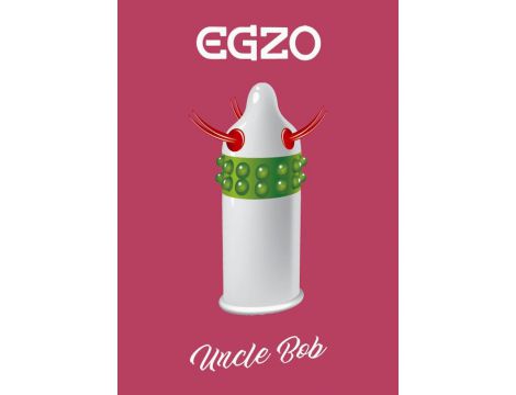 Prezerwatywy z wypustkami Egzo Uncle Bob - 2