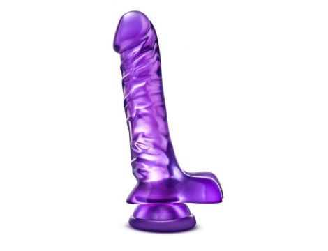 Dildo żelowe Blush B Yours Basic 8 fioletowe - 2