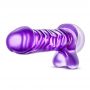 Dildo żelowe Blush B Yours Basic 8 fioletowe - 6