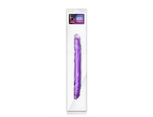 Podwójne dildo Blush B Yours fioletowe 36 cm PVC
