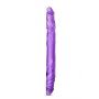 Podwójne dildo Blush B Yours fioletowe 36 cm PVC - 3
