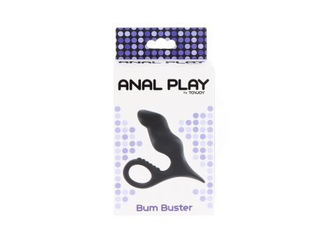 Korek analny silikonowy ToyJoy Bum Buster czarny 11.5 cm - 4