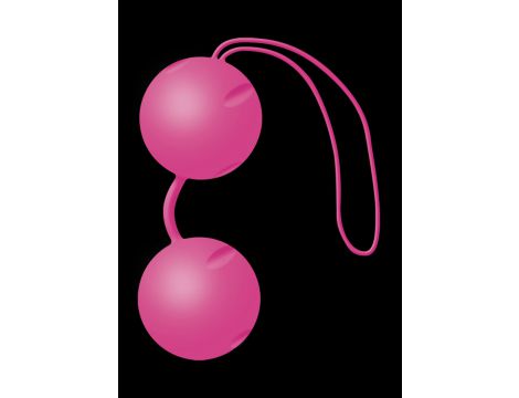 Kulki gejszy Joyballs silikonowe JoyDivision różowe 3,5 cm - 5