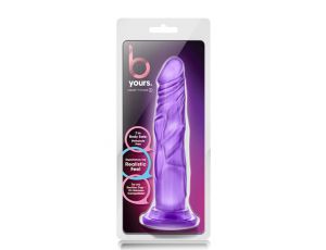 Dildo żelowe Blush B YOURS SWEET N HARD 5 fioletowe z przyssawką