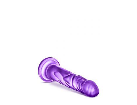 Dildo żelowe Blush B YOURS SWEET N HARD 5 fioletowe z przyssawką - 5