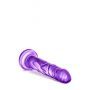 Dildo żelowe Blush B YOURS SWEET N HARD 5 fioletowe z przyssawką - 6