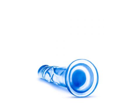 Dildo żelowe realistyczne Blush Sweet n Hard 5 niebieskie 3,7 cm - 4
