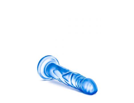 Dildo żelowe realistyczne Blush Sweet n Hard 5 niebieskie 3,7 cm - 5