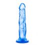 Dildo żelowe realistyczne Blush Sweet n Hard 5 niebieskie 3,7 cm - 4