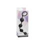 Łańcuszek analny silikonowy Long Pleasure Chain Lola Toys czarny 35 cm - 2