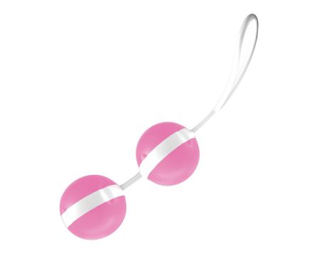 Kulki gejszy Joyballs Trend silikonowe różowo białe - 4