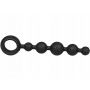 Kulki analne Joyballs Wave silikonowe czarne 17,5 cm - 5