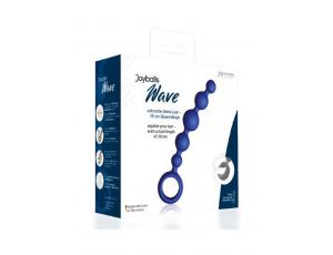 Kulki analne Joyballs Wave JoyDivision niebieskie 17,5 cm