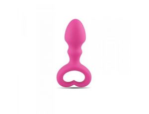 Korek analny silikonowy Heart Clip Tip Toyz4lovers