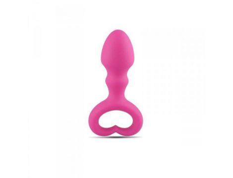 Korek analny silikonowy Heart Clip Tip Toyz4lovers