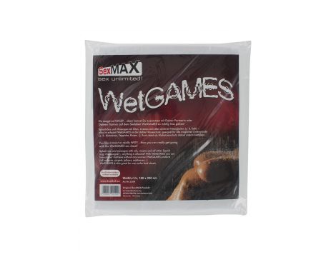 Mata do mokrych zabaw WetGAMES JoyDivision 180x220 cm biała