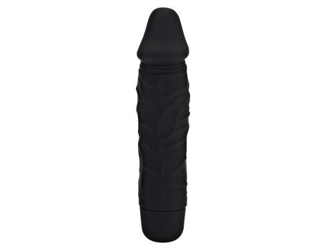 Wibrator mini klasyczny ToyJoy silikonowy 16 cm czarny - 6