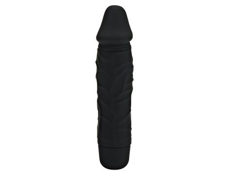 Wibrator mini klasyczny ToyJoy silikonowy 16 cm czarny - 3