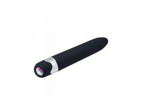 Wibrator smukły z kryształem Toyz4lovers 15 cm wodoodporny - 3