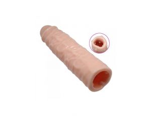 Przedłużka na penisa Toyz4lovers TPE 22.5 cm cielista