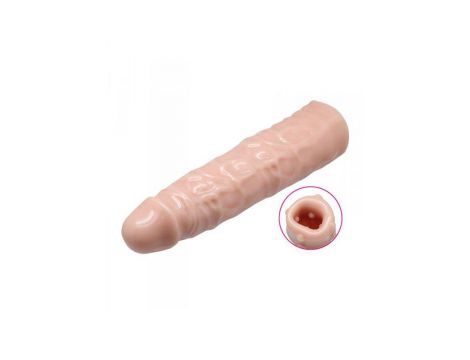 Przedłużka na penisa Toyz4lovers TPE 22.5 cm cielista - 3