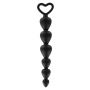 Koraliki analne silikonowe ToyJoy czarne 17.5 cm - 2