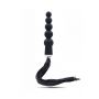 Wtyczka analna pejcz Toyz4lovers silikonowa skórzana 19,5 cm - 3
