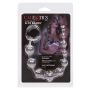 Kulki analne Calexotics X-10 Beads srebrne 26 cm - 5