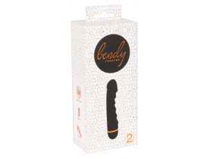 Wibrator realistyczny You2Toys Bendy Ripple czarny 16,5 cm