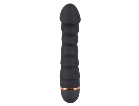 Wibrator realistyczny You2Toys Bendy Ripple czarny 16,5 cm - 5