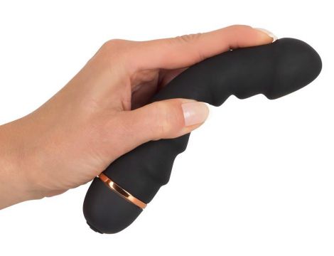 Wibrator realistyczny You2Toys Bendy Ripple czarny 16,5 cm - 11