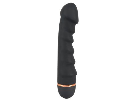 Wibrator realistyczny You2Toys Bendy Ripple czarny 16,5 cm - 6