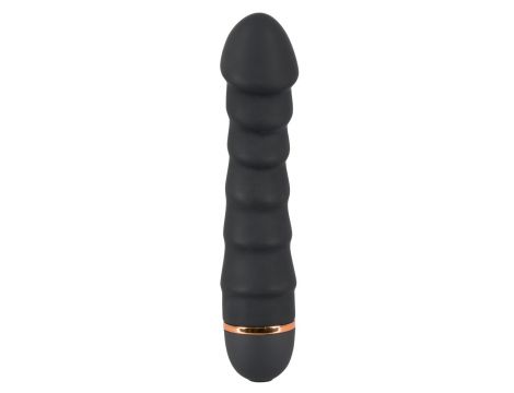 Wibrator realistyczny You2Toys Bendy Ripple czarny 16,5 cm - 12