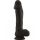 Dildo realistyczne silikonowe z jądrami Real Safe Berry Black