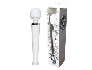 Masażer wand silikonowy Magic biały USB 10 programów