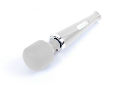 Masażer wand silikonowy Magic biały USB 10 programów - 2