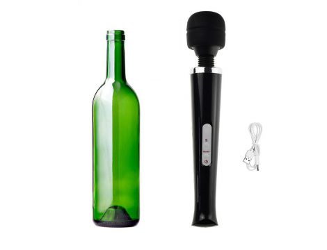 Masażer wand silikonowy Magic biały USB 10 programów - 3