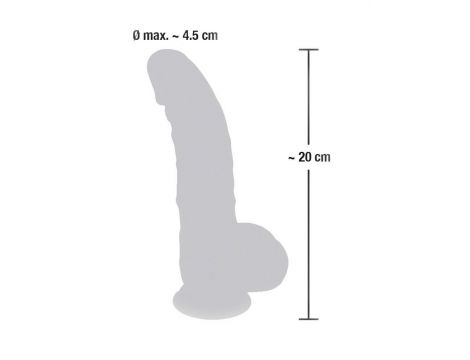 Dildo realistyczne Medical Silicone silikonowe 20 cm - 15