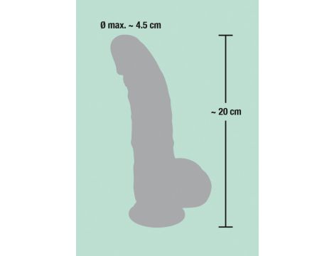 Dildo realistyczne Medical Silicone silikonowe 20 cm - 14