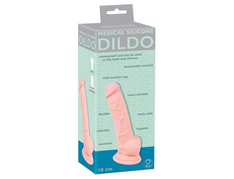 Realistyczne dildo silikonowe Medical Silicone 18 cm