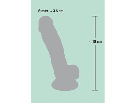 Realistyczne dildo silikonowe Medical Silicone 18 cm - 14