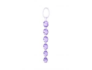 Koraliki analne Swirl Pleasure Beads Calexotics fioletowe
