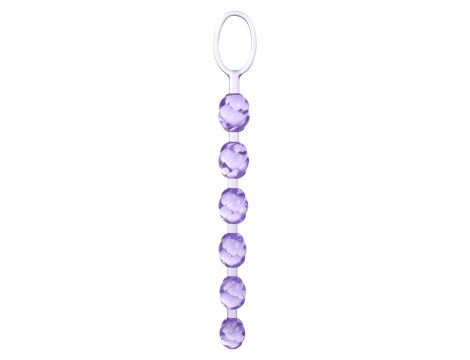 Koraliki analne Swirl Pleasure Beads Calexotics fioletowe - 4