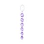 Koraliki analne Swirl Pleasure Beads Calexotics fioletowe - 2