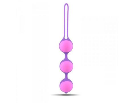 Kulki silikonowe Toyz4lovers fioletowe 21 cm - 2